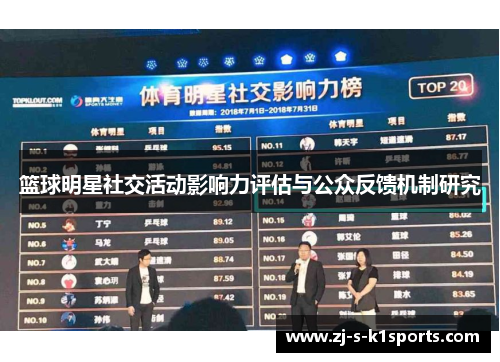 篮球明星社交活动影响力评估与公众反馈机制研究 篮球明星社交活动影响力评估与公众反馈机制研究