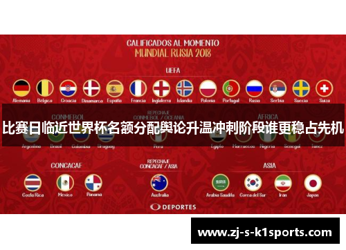 比赛日临近世界杯名额分配舆论升温冲刺阶段谁更稳占先机